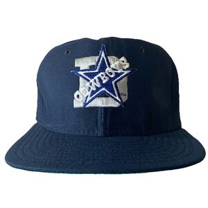 VTG 90s New Era NFL Dallas Cowboys Blue Adjustable Football Hat Cap
